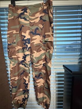 Camo Cargo Pants - Woodland Camouflage